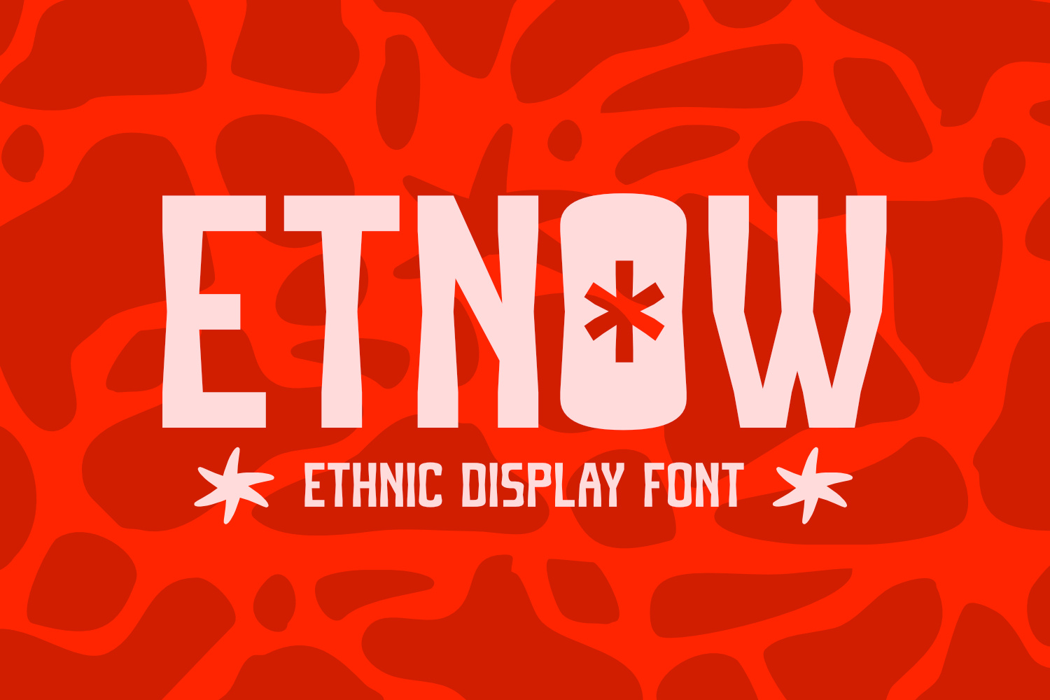 Etnow - Ethnic Font boho branding cultural font display font ethnic ethno font font design graphic design logo font logotype modern font new font playful sans serif tribal type designer typeface typography vintage font