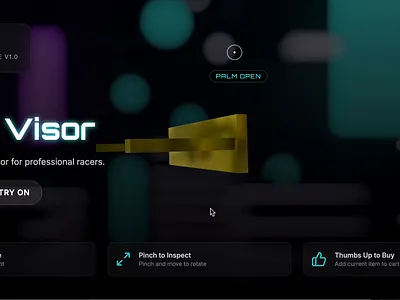 Geature-based product detail page 3d ai animation branding graphic design logo motion graphics ui