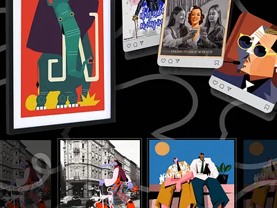 illustrations graphic design vector