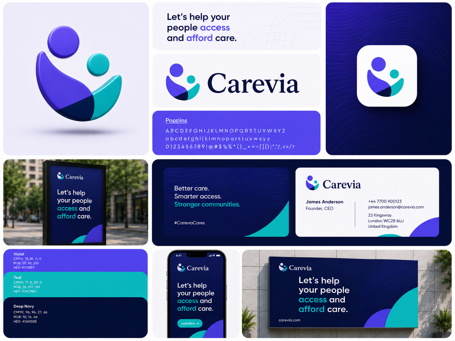Example of Carevia – Modern Healthcare Brand Identity Design