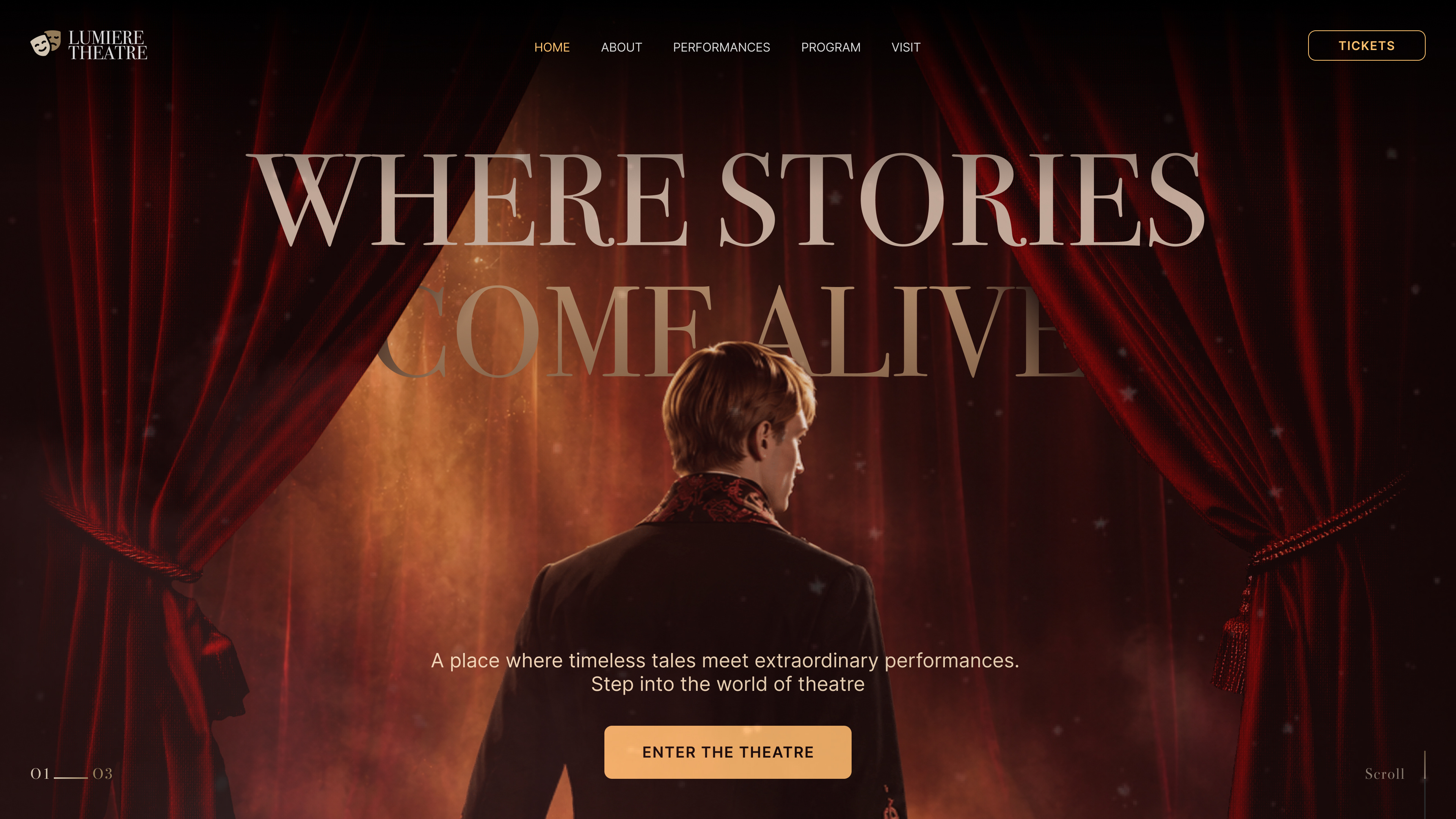 Example of Experimental Multi Page Website