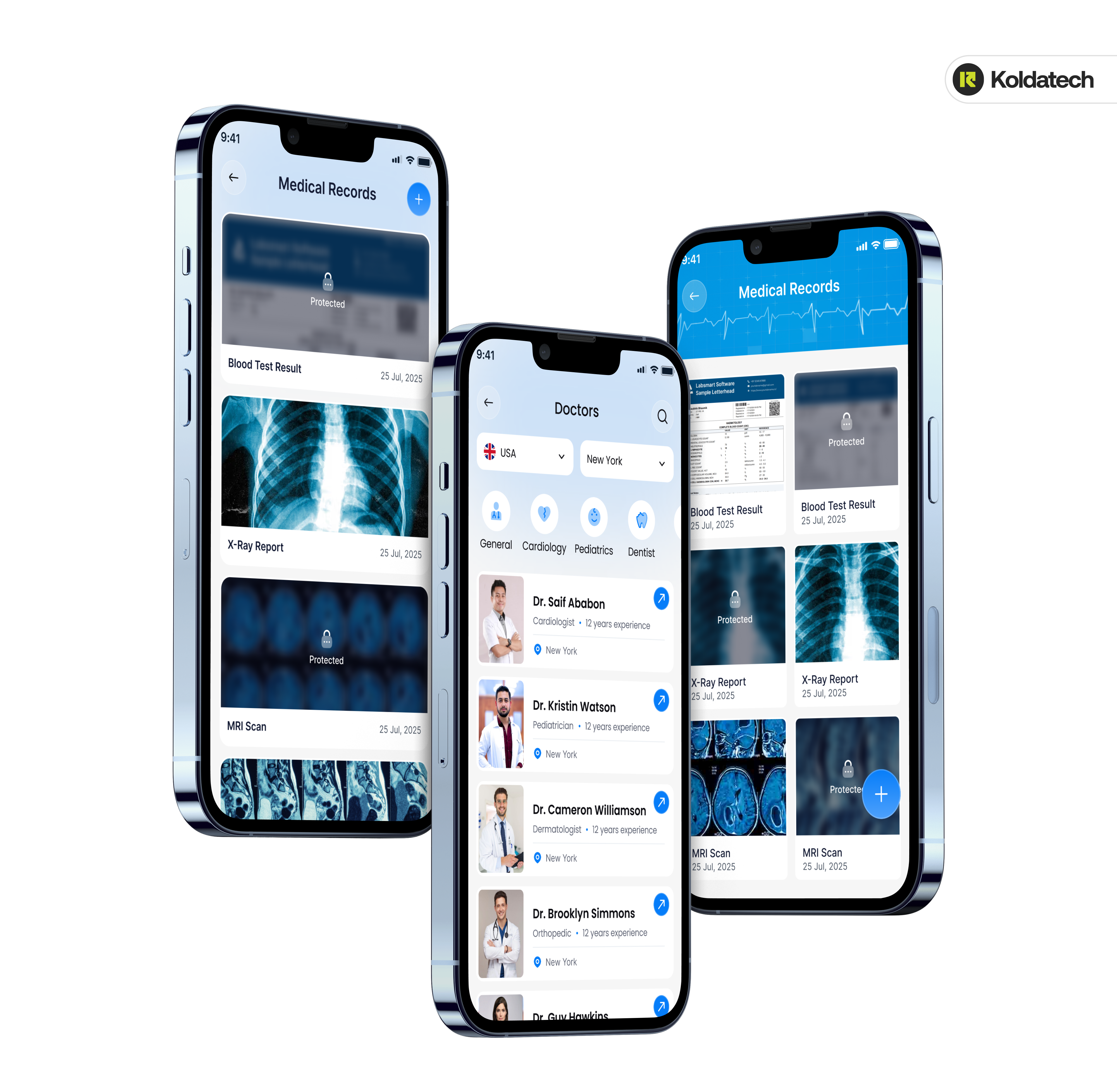 Medicon — Healthcare & Doctor Appointment App app design branding design graphic design logo product design software system design ui visual design web design website
