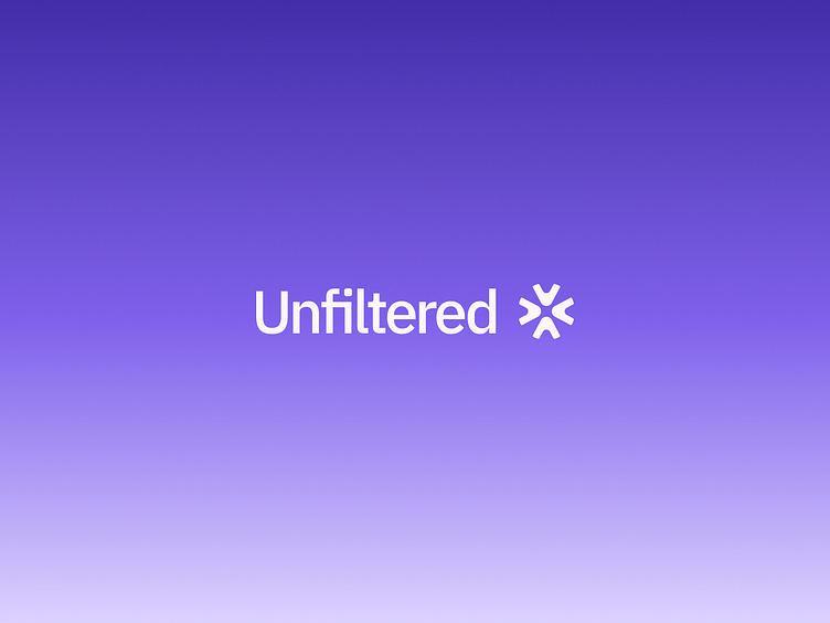 Unfiltered.ai by Huw Vicary on Dribbble