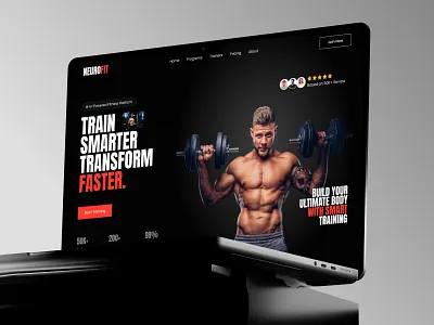 Fitness & Gym Website Design body building business figma fitness fitness landing page fitness training gym gym website design landing page pixelean training website ui uiux design ux web design website website design