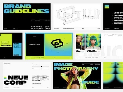 LUMIQ: Content Creator Platform - Brand Guidelines bold brand book brand guidelines branding content creator influencer logo guide social media social media platform streaming style guide typography
