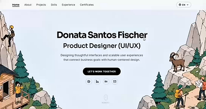 Personal portfólio UX/UI