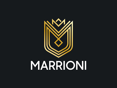 Marrioni logo branding design logo