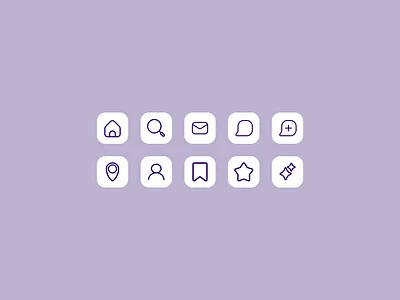 Daily UI #055 - Icon Set daily ui dailyui design icon icon icon set ui ui design uidesign web design