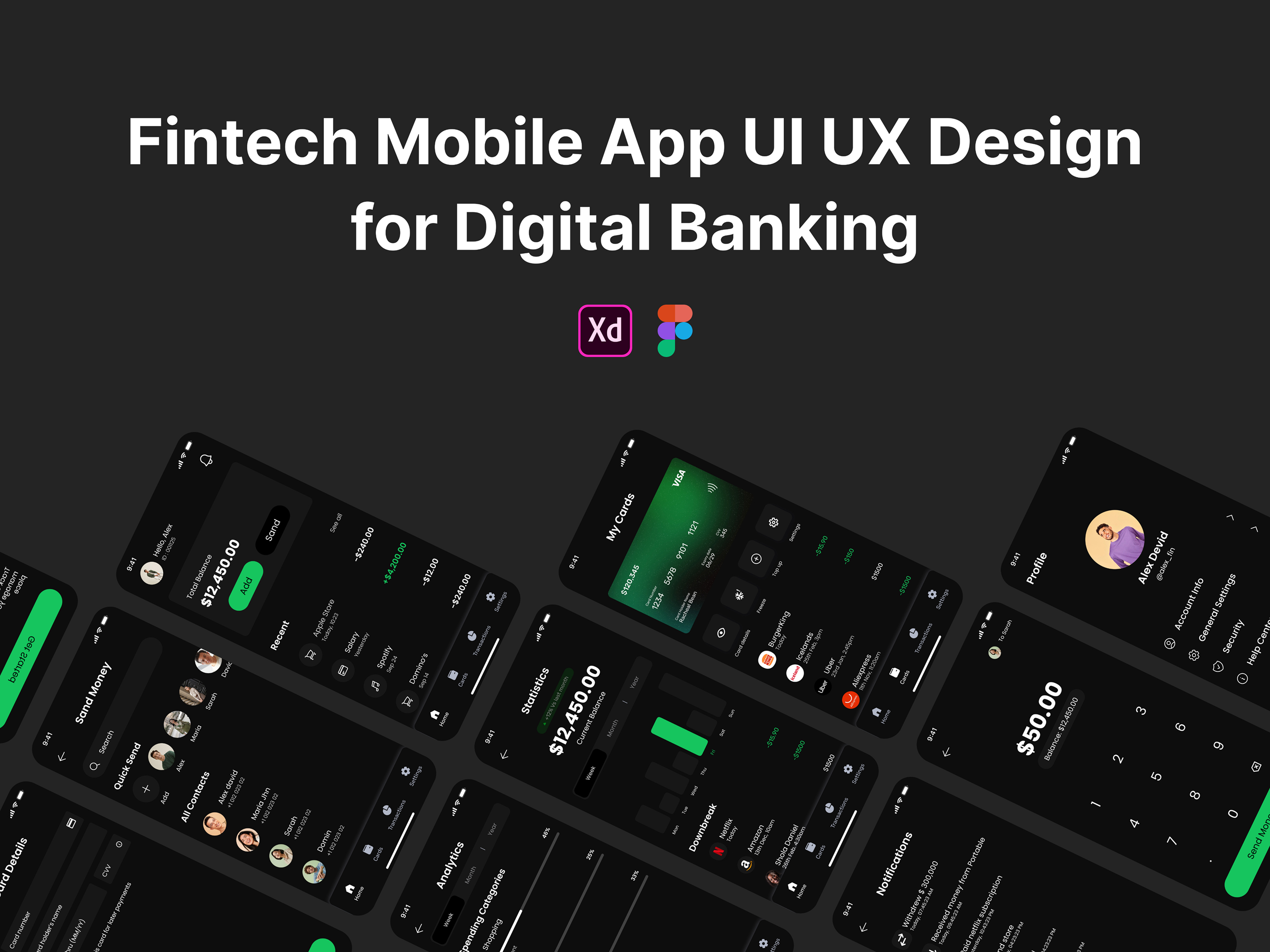 FinPay —Finance App UI/UX Design | Mobile Banking appdesign atm bankingapp budget conscious savers dashboardui digitalbanking financeapp financial fintech mobile first users mobileapp moneytransfer productdesign salary disappeared secure login small business owners travelers expats uidesign uxdesign walletapp