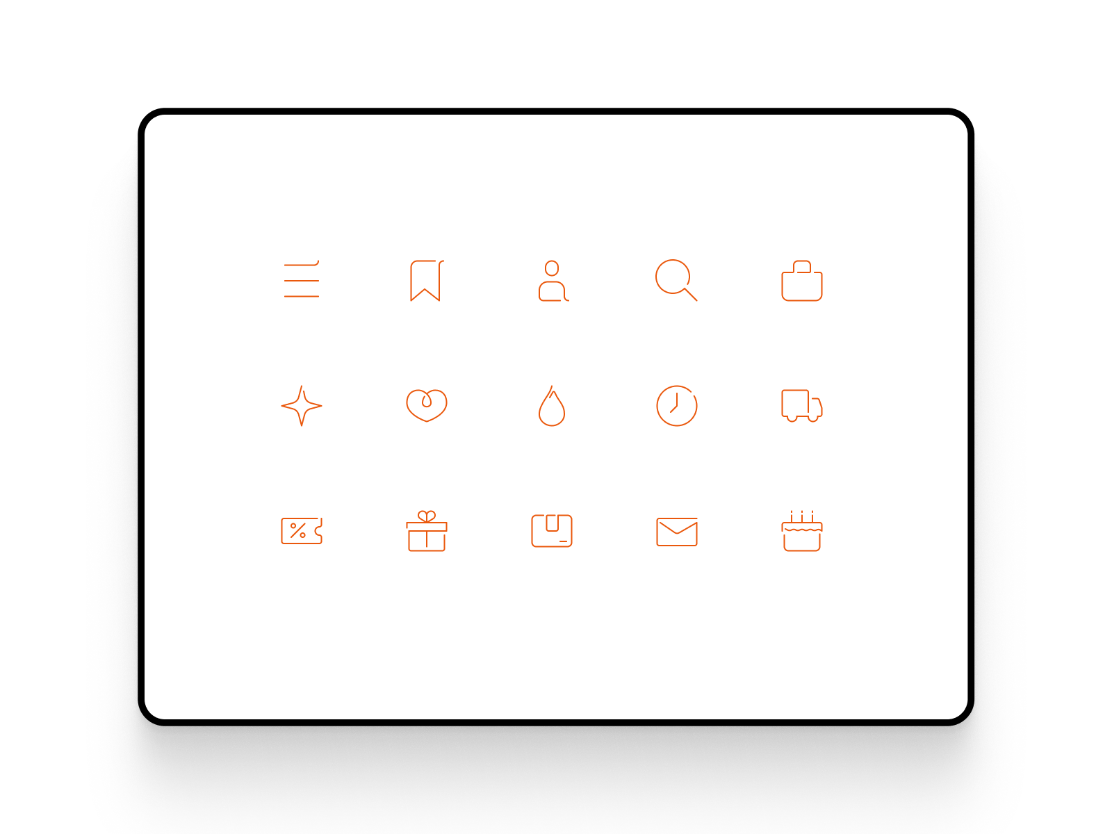 E-Commerce Minimalist Line Icon Set commerce e commerce grid icon set iconography icons line art minimal minimalist mobile app scalable shopping stroke ui ui elements user interface ux vector visual design web design