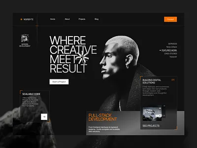 Personal Website - Developer landing page personal personal website portfolio portfolio landing page portfolio website ui design web web design website website design