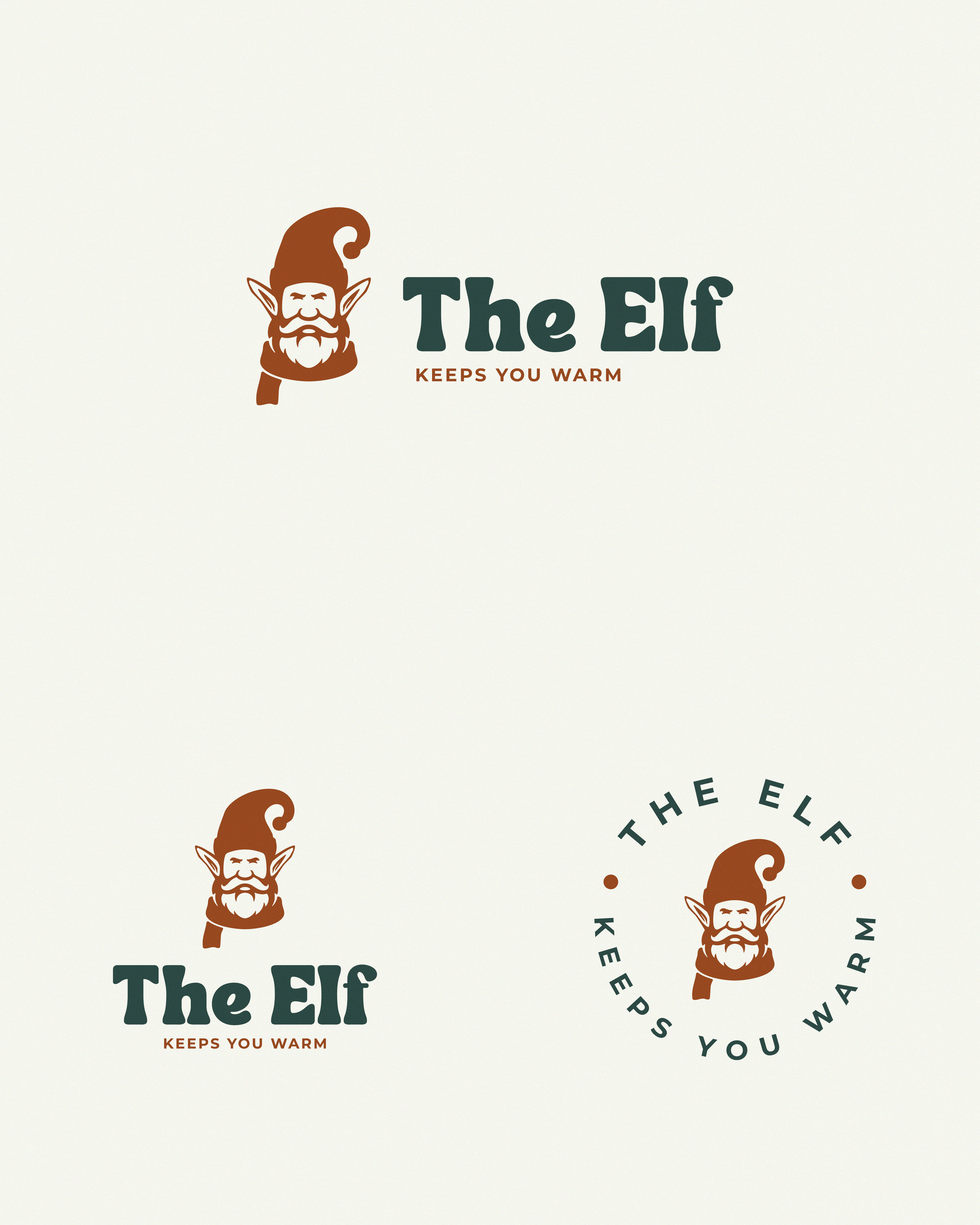 The Elf branding elf fairy graphic design logo logos man old man simple ui