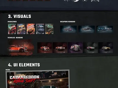 Carmageddon - UI Art figma graphic design illustration ui videogame