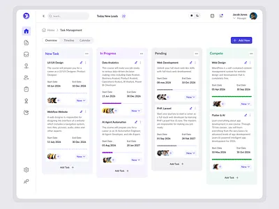 Task Management Dashboard UI-UX Design app design branding dashboard design design designed design task management task management dashboard ui ui design ui ux design user experience design user interface design ux design