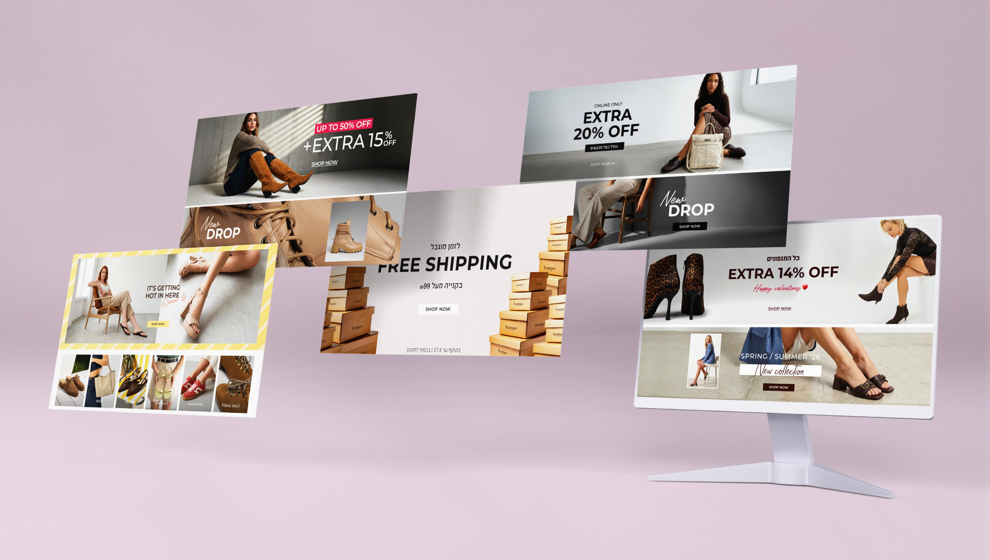 Shoe Brand | E-commerce mobile design - Moran.B