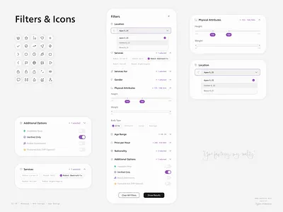 Filter UI app filter filter mobile filter sort ui filter