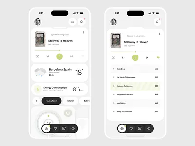 Mobile application for smart home control app design application design climate control control app dashboard control home automation mobile app mobile app design mobile application remote control saas smart device smart hause smart home smart home app smart home mobile app smart house smart security ui designer weather app