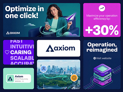 Axiom — Modern SaaS Branding & Social