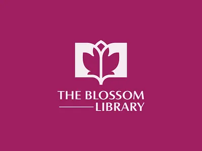 Book+Flower_Logo Design book logo brandiderntity branding brandmark companylogo education logo flower logo graphic design illustrator logo