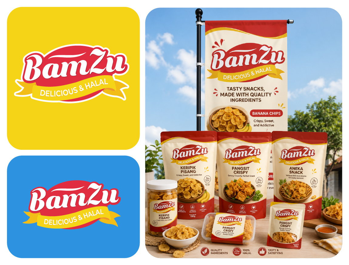 BamZu Delicious & Halal branddesign branding brandingdesign creativebranding customlogo designinspiration designlogo graphic design graphicdesign logo logocollection logodesign logodesigner logoinspiration logoinspo logomaker logotype modernlogo visualidentity