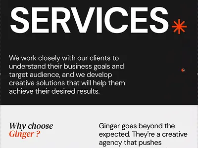 Ginger cards reveal animation branding graphic design motion graphics template