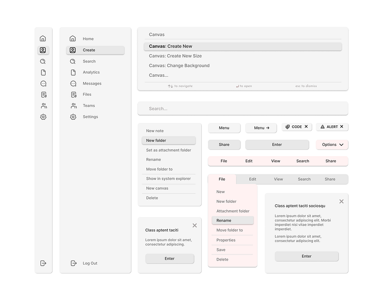 UI Components by dahud on Dribbble
