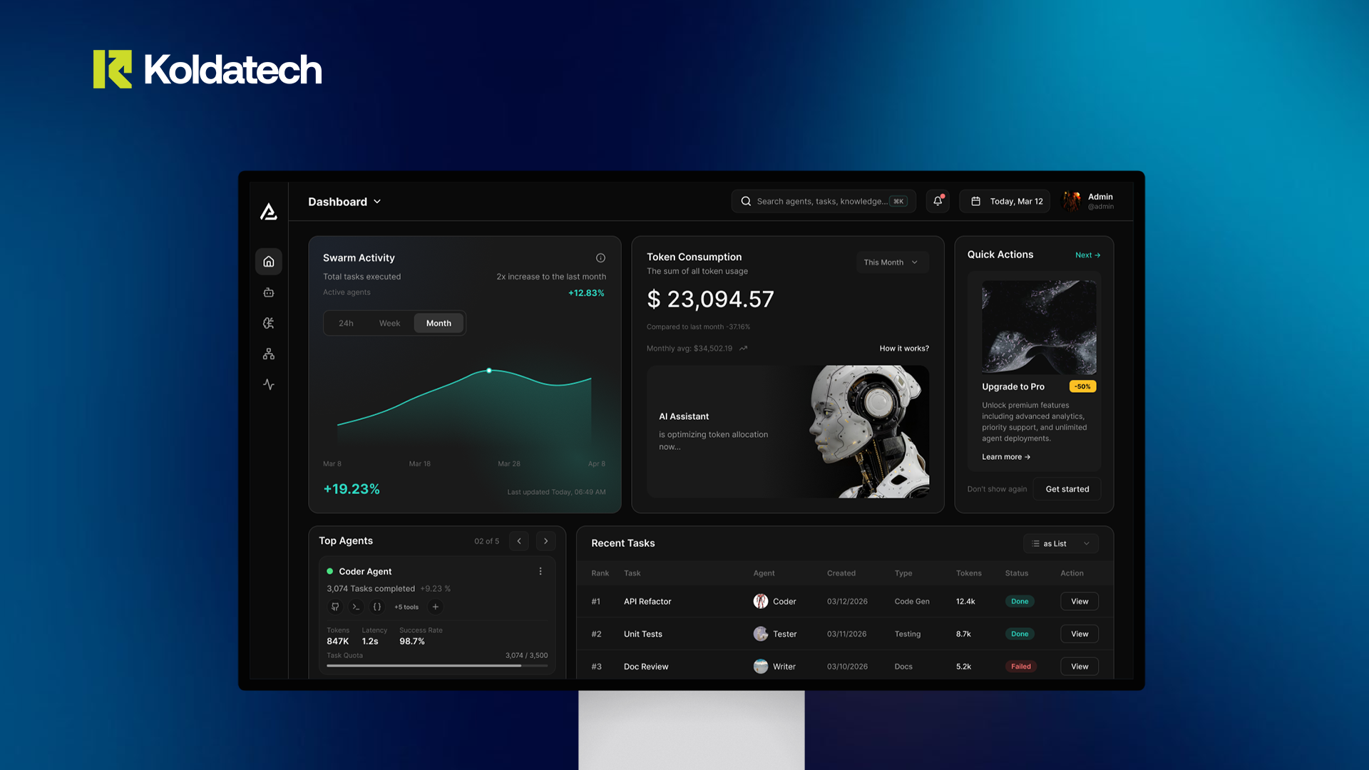 AgentOS — The Architecture for Next-Gen AI Platforms app design branding dashboard design graphic design logo product design system design ui visual design web design website
