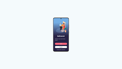 DelivereX app case study delivery app design graphic design ui ui designer ux ux designer