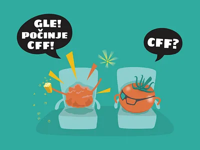 Ciklop Film Fest illustration graphic design illustration
