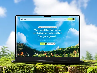 Agency - Landing Page about agency agency website black and white focotik focotik agency landing landing page landing page design product design profile services studio studio design top agency ui ux white