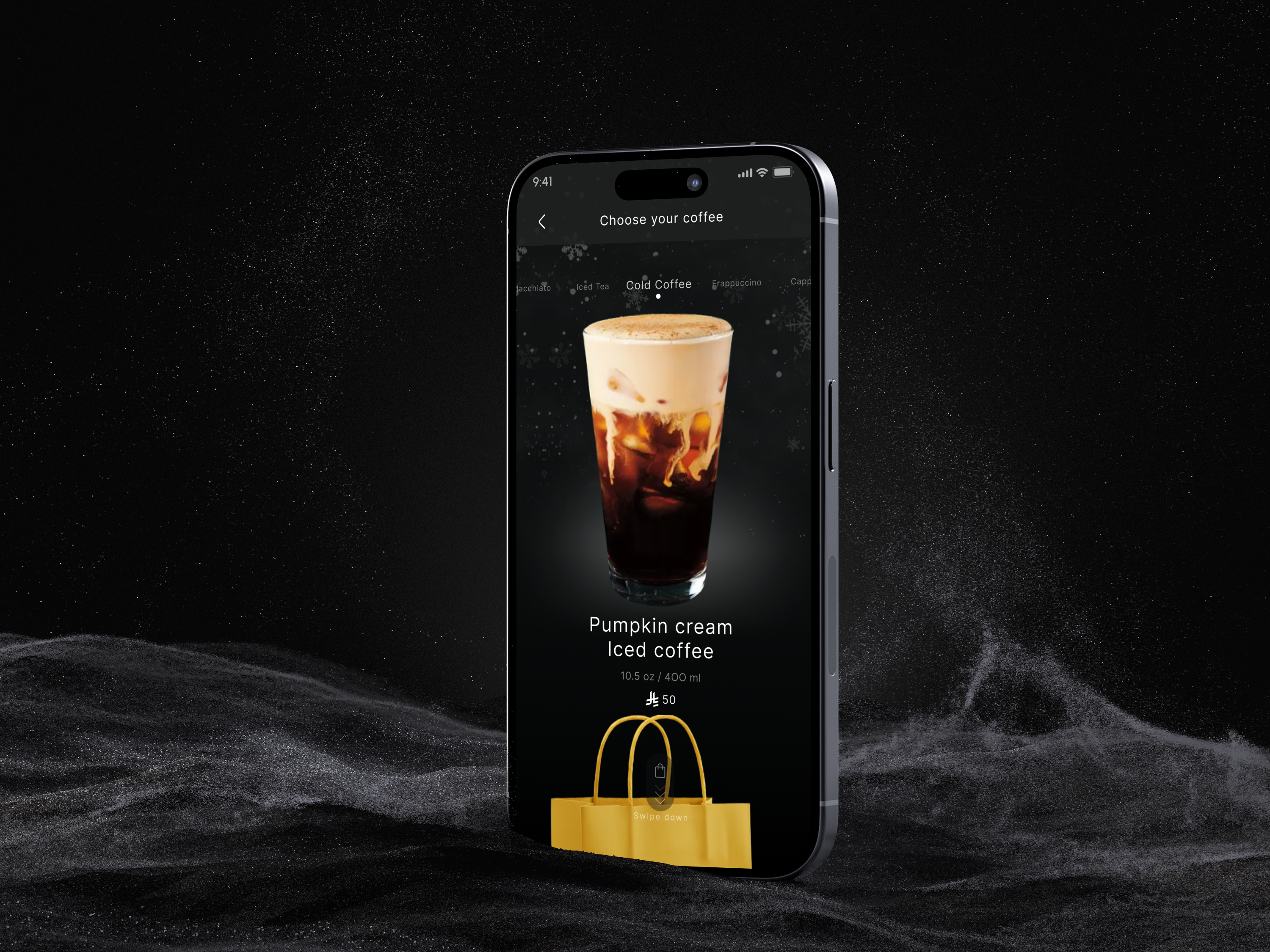 Coffee Experience UI 3d animation app branding coffee design graphic design illustration ui ux wep