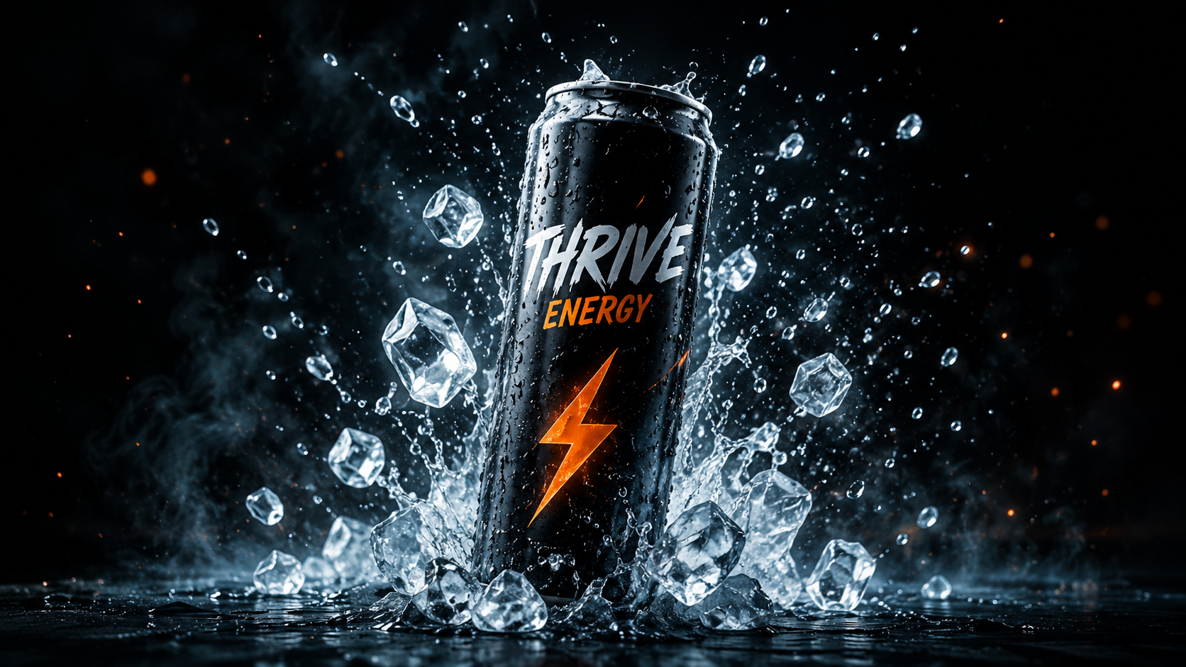 THRIVE - ENERGY DRINK 3d animation branding graphic design logo motion graphics