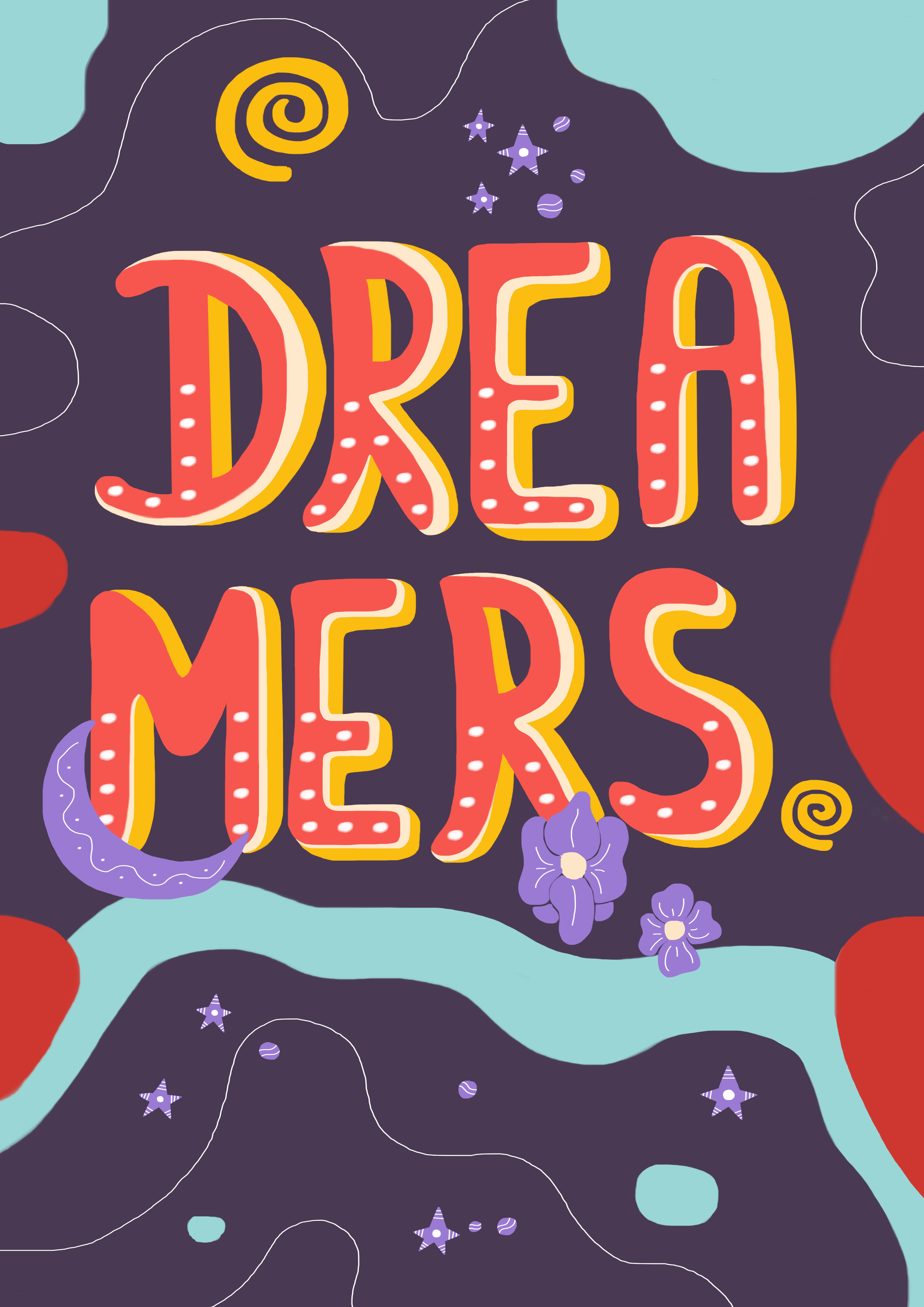 Dreamers artwork cover design design digital art digital illustration dreamers graphic design illustration illustration art print print design