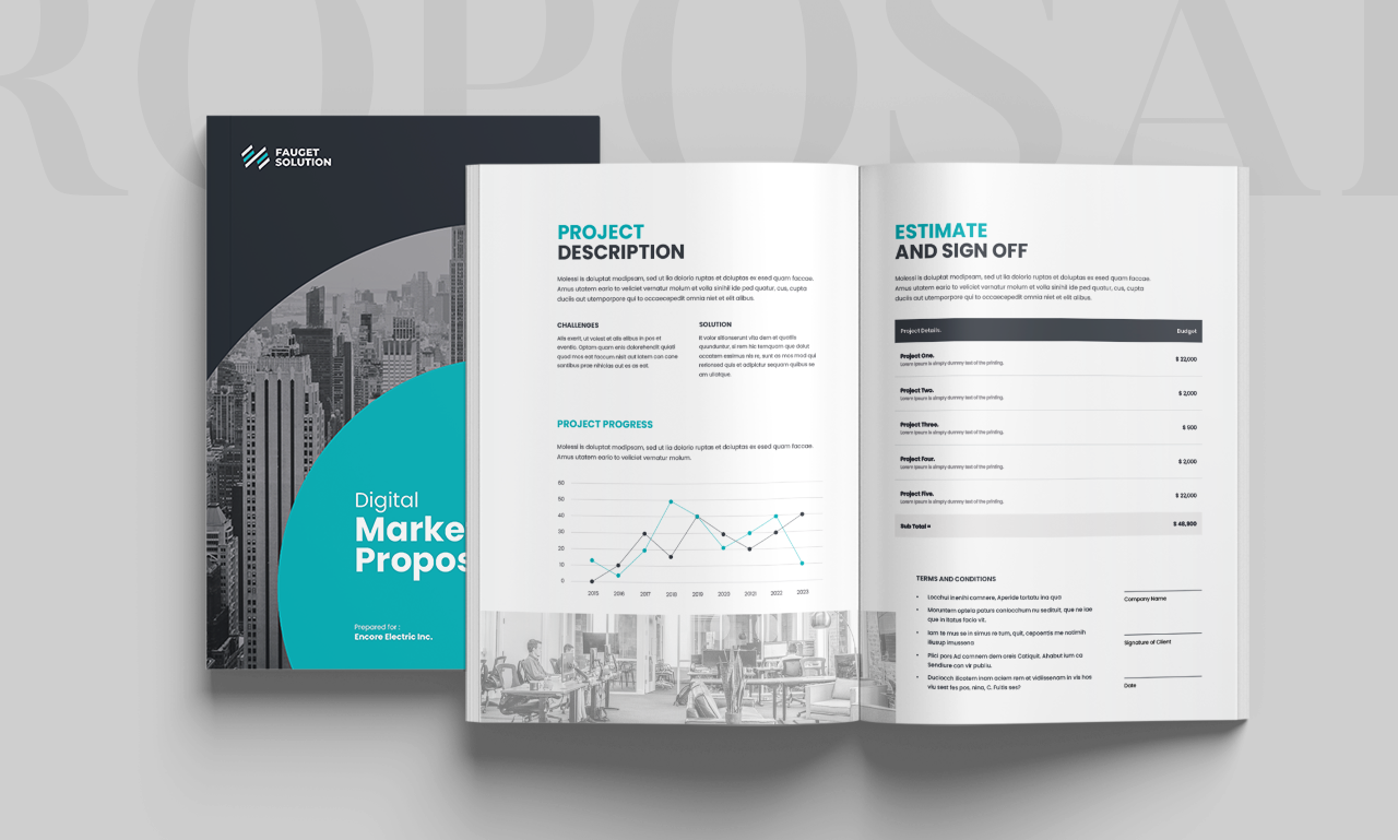 Example of Book Layout Design, Brochure Design