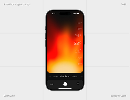 Smart home app concept