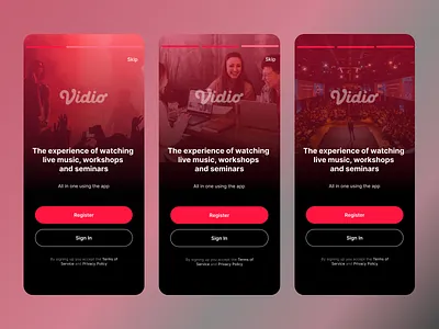 Music - Vidio app app design design illustration mobileapp music design product design ui uiux uiux design workshop design