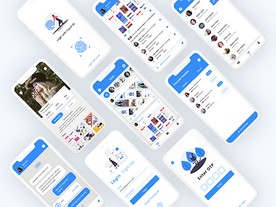 Social Media App app appdesign design figma illustration mobileapp ui uiux ux