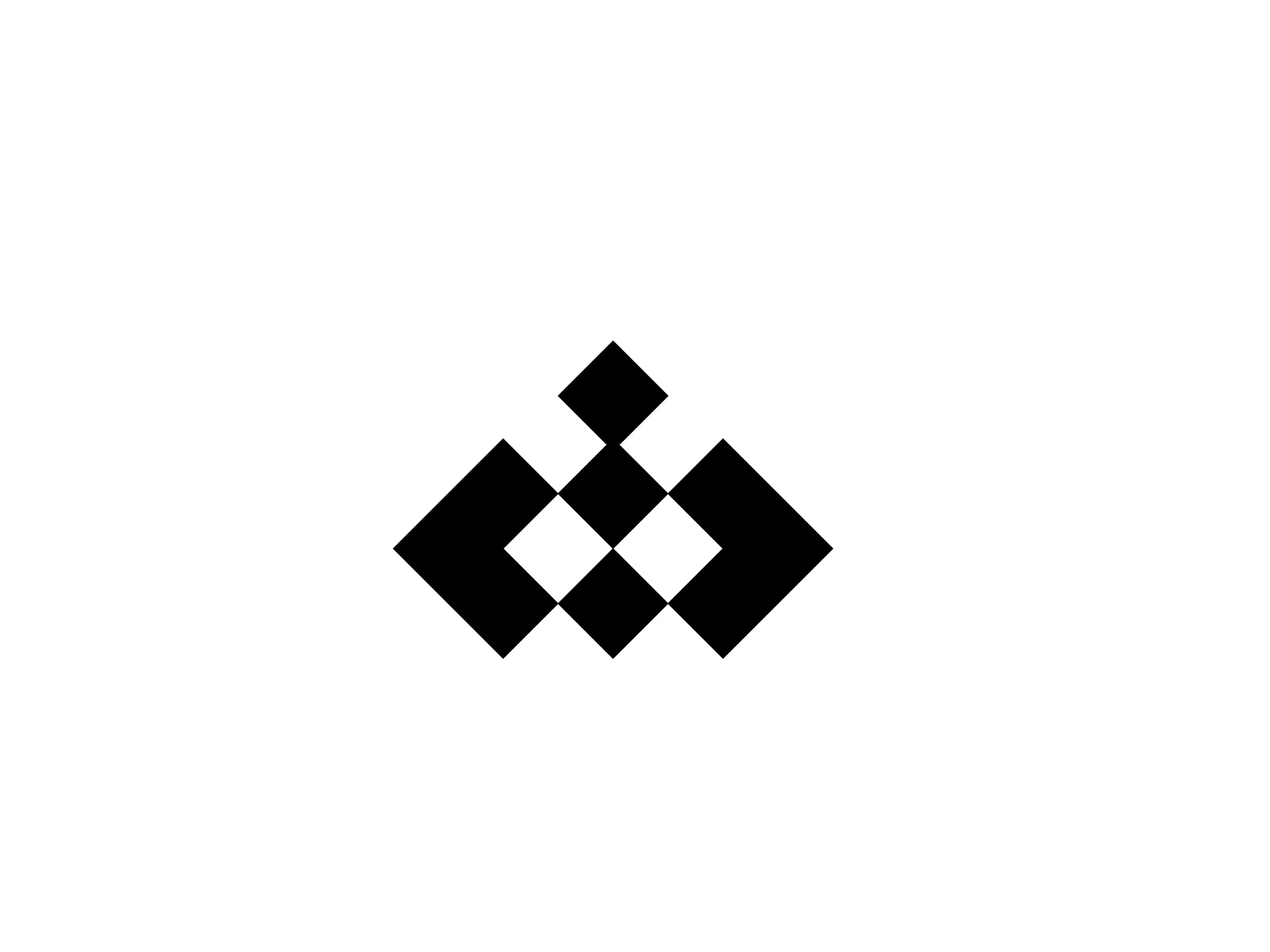 Dynex Abstract Logo | Modular Diamond Brandmark abstract logo ai logo blockchain logo diamond logo fintech logo futuristic logo geometriclogo minimalist logo modern logo modular logo startup logo tech logo