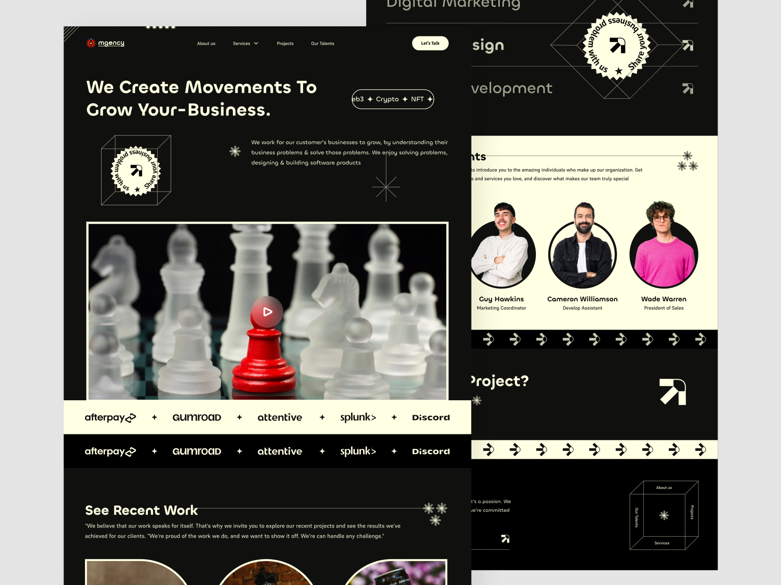 Agency Landing Page by Sheikh Jubayer Ahmed Siam (sjasiam)