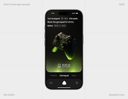 Smart home app concept
