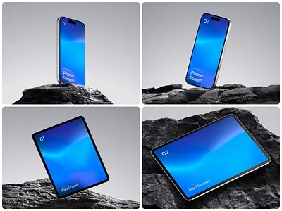Animated 3D Mockups 3d app clean creative design spline ui uiscore ux web