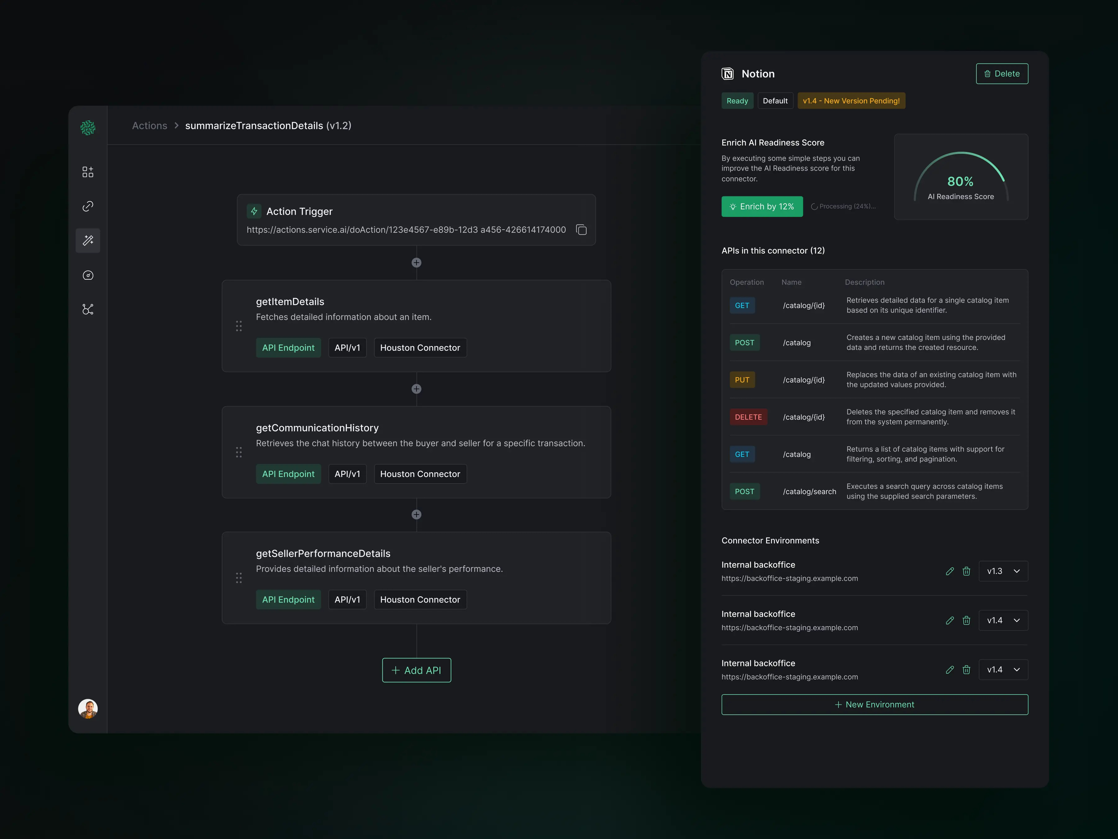 Product design for AI automation ai app b2b design system product product design saas sales startup ui ux workflow design