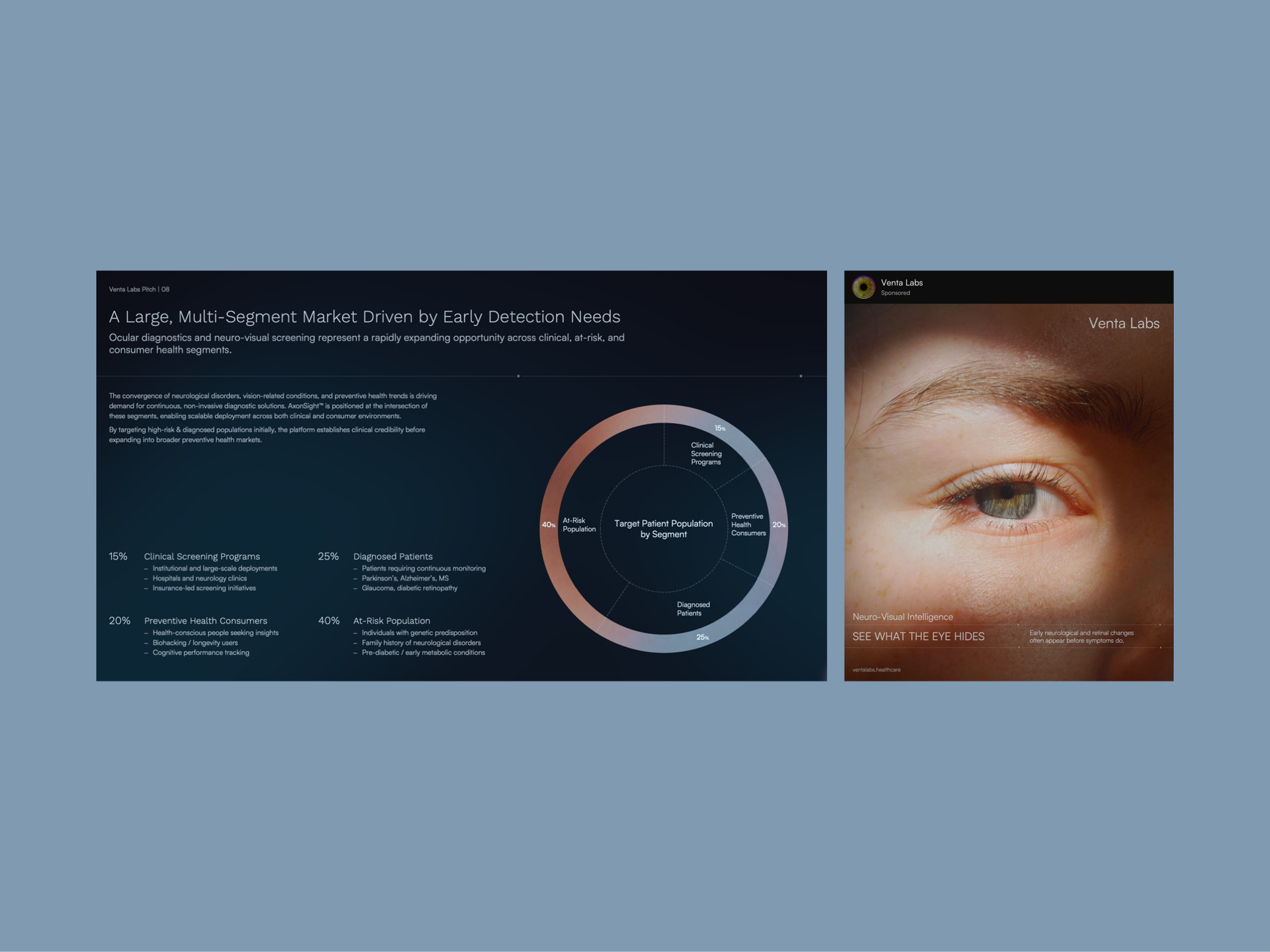 Market Opportunity Slide Design | MedTech Startup Investor Deck ai pitchdeck canva capability deck figma google slides healthcare presentation investor pitch deck investor presentation medtech pitch deck partnership deck pitch deck pitch deck design pitch deck designer pitch deck template powerpoint pre seed pitch deck presentation sales presentation slide deck slides