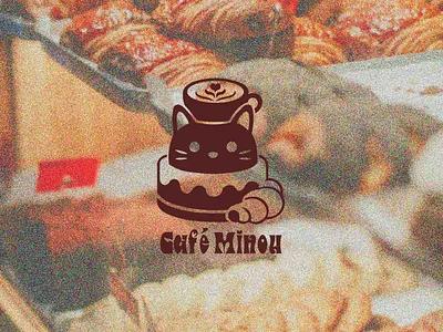 Café Minou - a cozy French-inspired bakery café brandidentity branding graphic design logo logodesign typography vectordesign