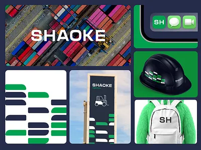 Shaoke - Logistics Mobile App: Logo&Brand Identity Design 3d ai ai app animation assistant brand design brand identity branding chatbot delivery design graphic design illustration logistic app logistics logo logo design motion motion graphics ui