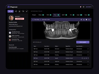 Dental AI tool UI/UX design ui ui ux design ux web deisgn