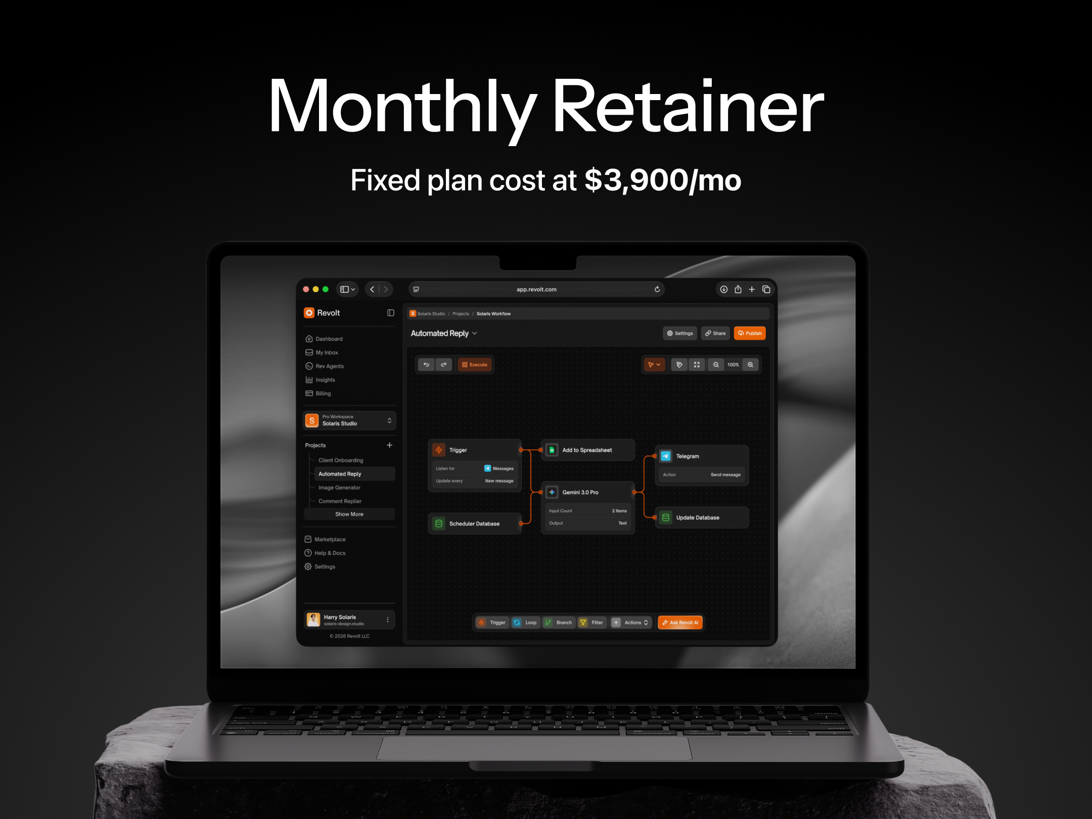 Example of Monthly Retainer