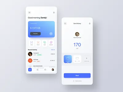 Mobile Wallet App app app design concept mobile app mobile design ui ux