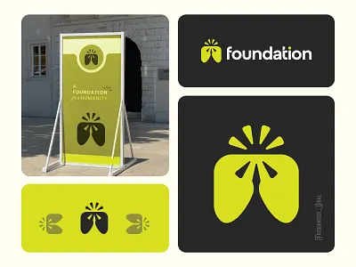 Foundation Logo Design Branding | Organization Logo for Humanity brand identity branding business logo company logo foundation logo graphic design humanity logo icon logo logo design logo designer mark minimal modern logo nonprofit organization symbol team logo typography vector