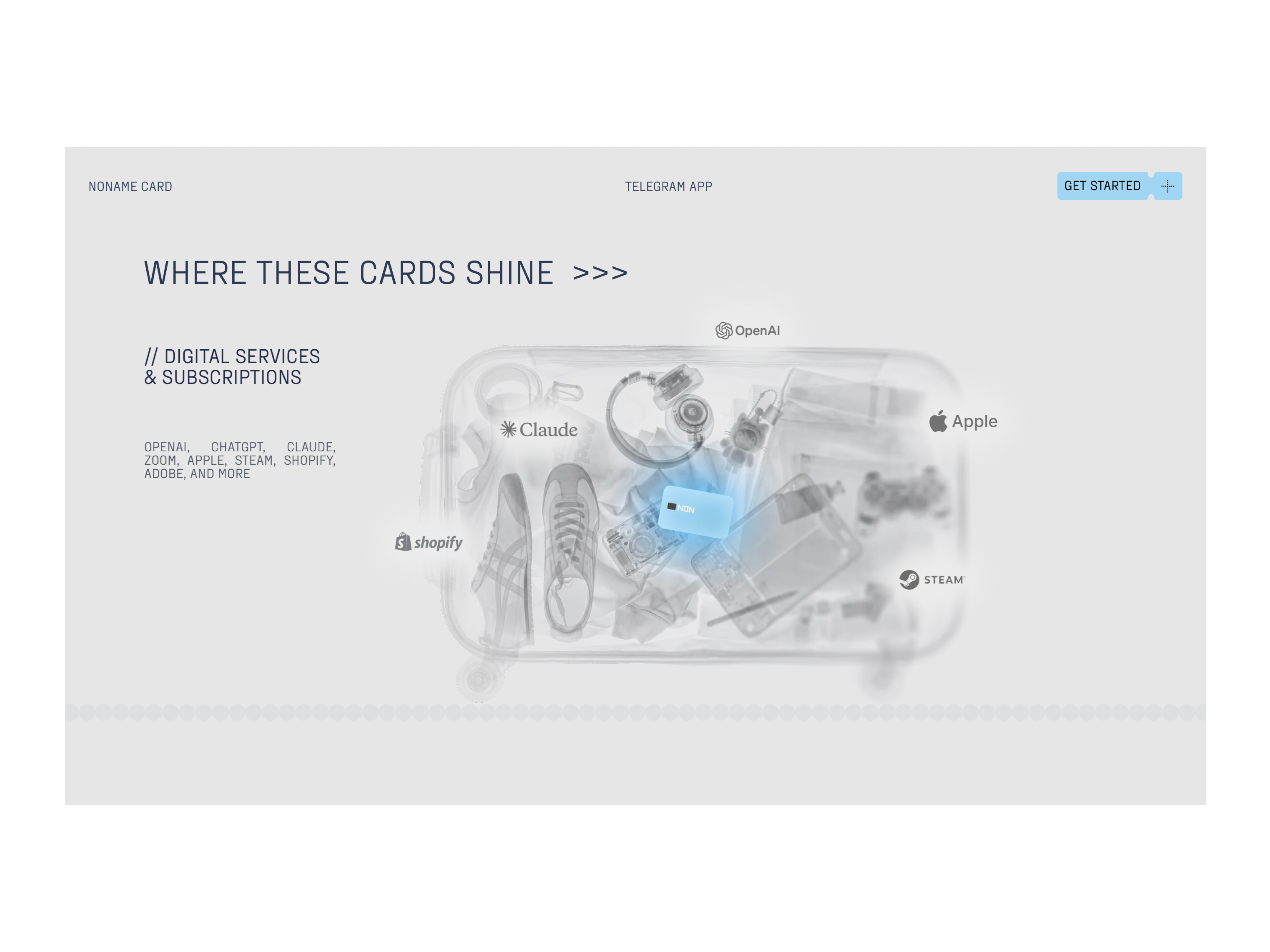 NON Website animation art direction banking design development fintech graphic design landing page startup ui ux vector